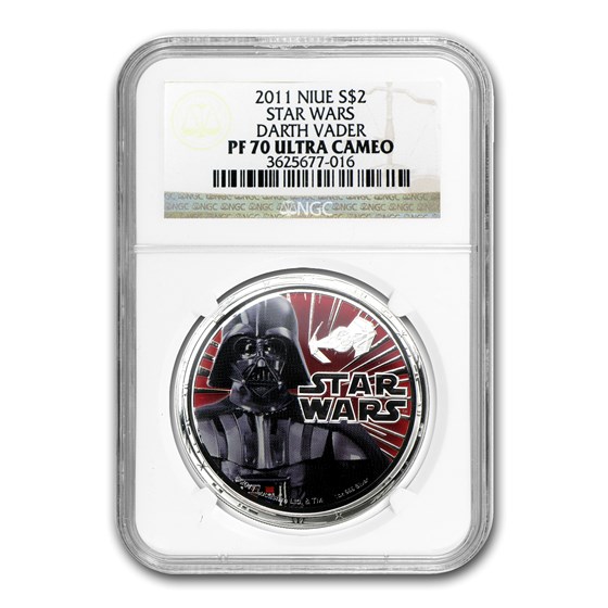 darth vader 2 oz silver coin
