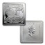 2011 Niue 4x 1 oz Silver $2 SpongeBob Pf Set (Treasure Chest Box)