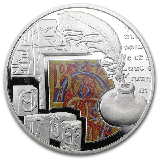 2011 Niue Proof Silver $1 Mankind's Crucial Achievements Writing 2011 Niue Proof Silver $1 Mankind's Crucial Achievements Writing