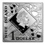 2011 Niue Proof Silver $1 Oddities of Nature Flying Frog