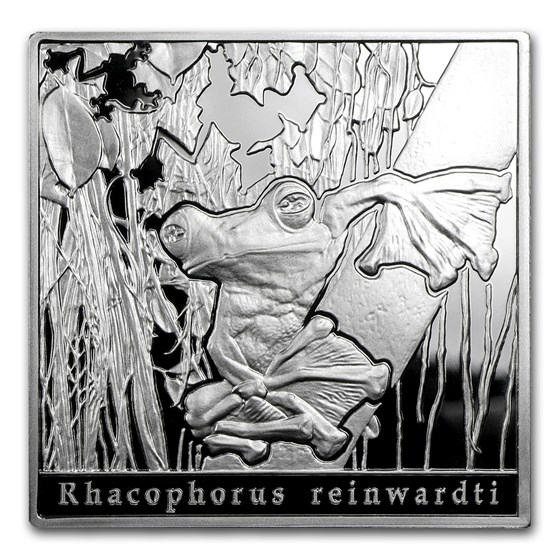 2011 Niue Proof Silver $1 Oddities of Nature Flying Frog