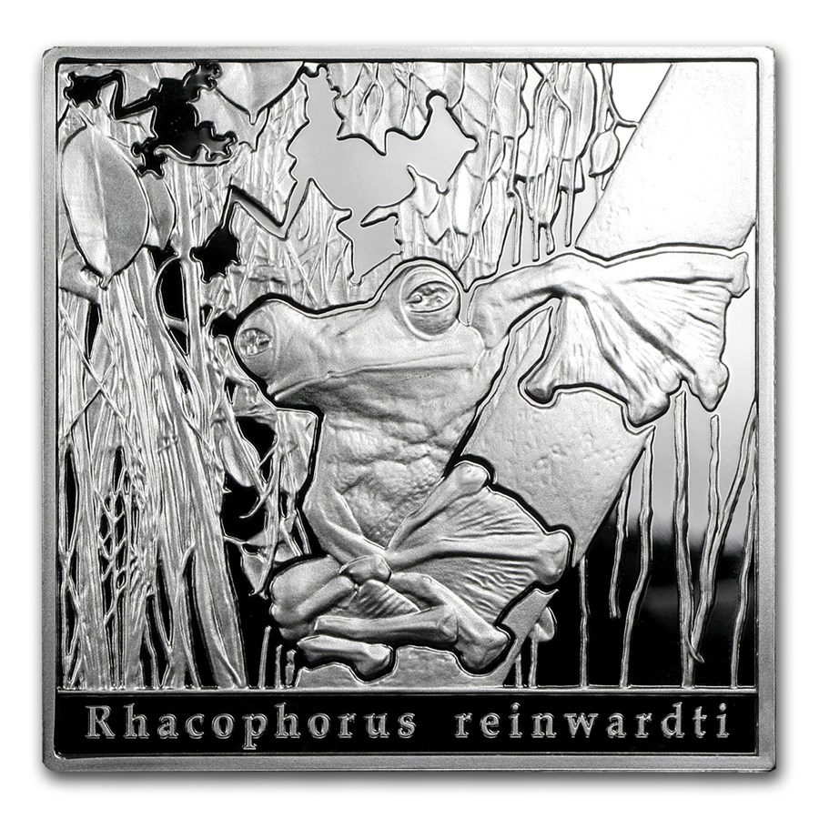 2011 Niue Proof Silver $1 Oddities of Nature Flying Frog