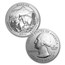2011-P 5-Coin 5 oz Silver Burnished ATB Set (w/Box & COA)