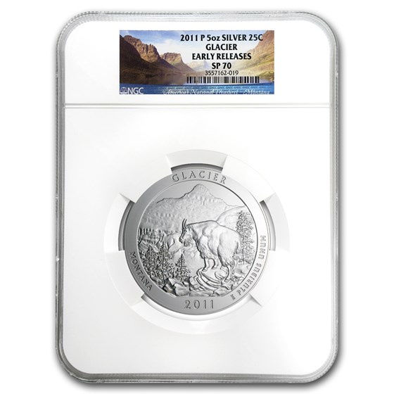 2011-P 5 oz Silver ATB Glacier SP-70 NGC (Early Release) 2011-P 5 oz Silver ATB Glacier SP-70 NGC (Early Release)