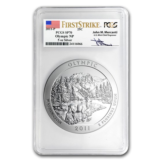2011-P 5 oz Silver ATB Olympic SP-70 PCGS (FS, Mercanti Label) 2011-P 5 oz Silver ATB Olympic SP-70 PCGS (FS, Mercanti Label)