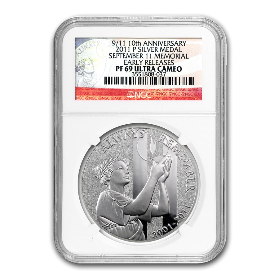 2011-P 9/11 National Medal PF-69 UCAM NGC (Early Release)