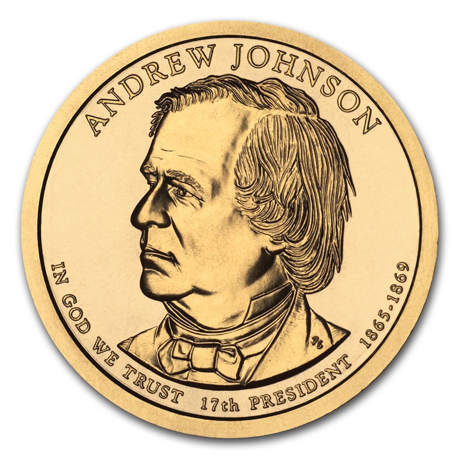 2011-P Andrew Johnson Presidential Dollar BU