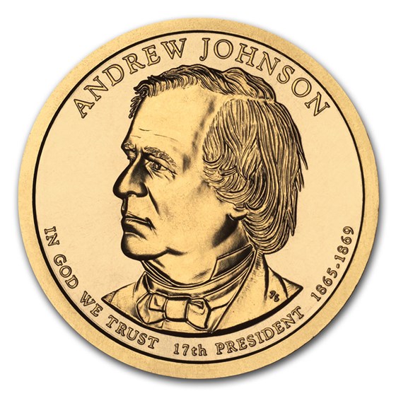 2011-P Andrew Johnson Presidential Dollar BU 2011-P Andrew Johnson Presidential Dollar BU