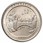 2011-P ATB Quarter Chickasaw National Recreation 40-Coin Roll BU