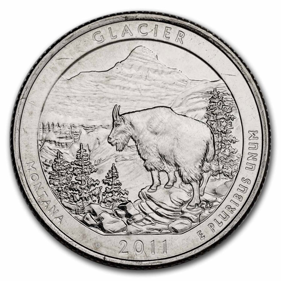 2011-P ATB Quarter Glacier National Park BU