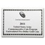 2011-P Gold $5 Commemorative Army BU (w/Box & COA)