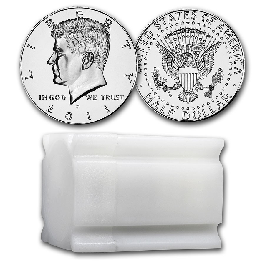2011-P Kennedy Half Dollar 20-Coin Roll BU