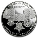 2011-P Medal of Honor $1 Silver Commem Proof (w/Box & COA)