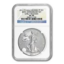 2011-P Reverse Proof American Silver Eagle PF-70 NGC (ER)