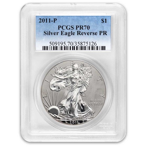 2011-P Reverse Proof Silver Eagle PR-70 PCGS