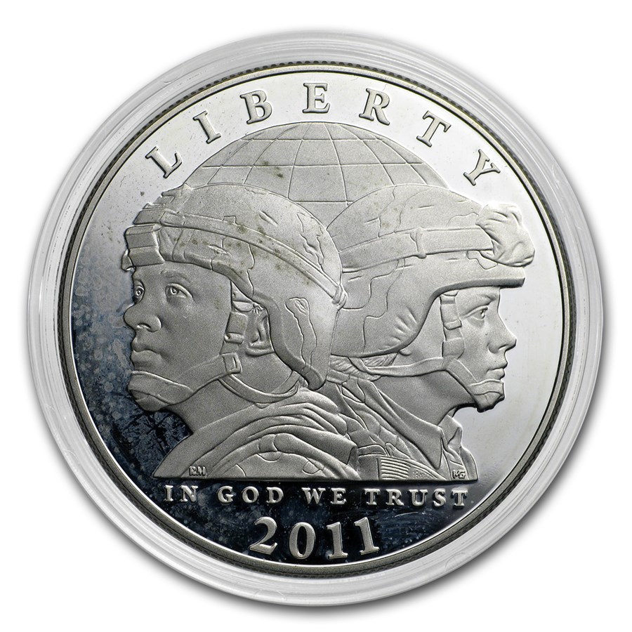 2011-P United States Army $1 Silver Commem Proof (Capsule Only)
