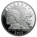 2011-P United States Army $1 Silver Commem Proof (w/Box & COA)