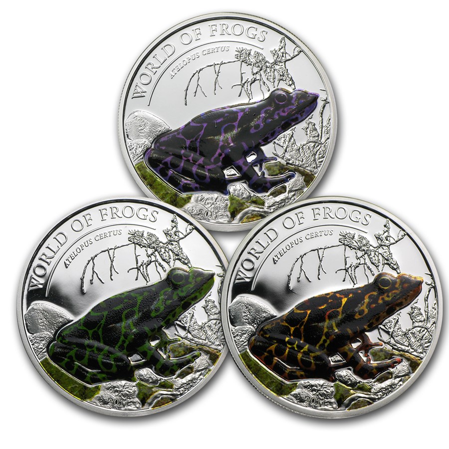 Buy 2011 Palau 3Coin Silver 2 World of Frogs Proof Set APMEX