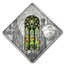 2011 Palau Silver $10 Holy Windows St Patrick's Cathedral