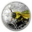 2011 Palau Silver $2 World of Insects Bombus Latreille Bumblebee