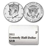 2011-P&D Kennedy Half Dollar 20-Coin 2 Rolls Set (Mint Wrapped)