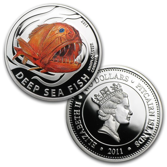 Buy 2011 Pitcairn Islands 5Coin Silver Deep Sea Fish Proof Set APMEX