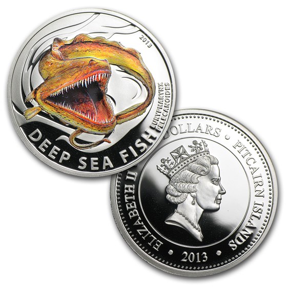 Buy 2011 Pitcairn Islands 5Coin Silver Deep Sea Fish Proof Set APMEX