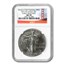 2011 (S) American Silver Eagle MS-70 NGC (ER, Golden Gate)