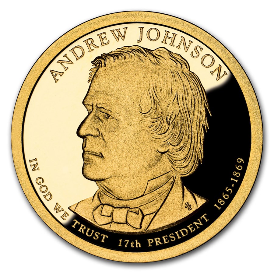 2011-S Andrew Johnson Presidential Dollar Proof