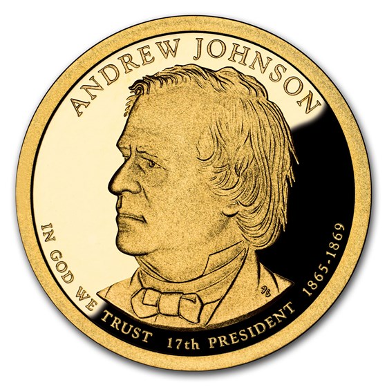 2011-S Andrew Johnson Presidential Dollar Proof 2011-S Andrew Johnson Presidential Dollar Proof