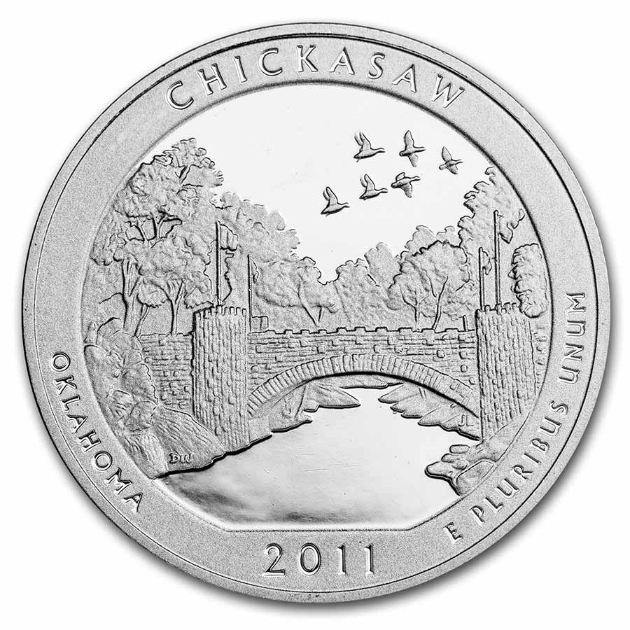 2011-S ATB Quarter Chickasaw National Historical Proof (Silver)