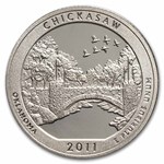 2011-S ATB Quarter Chickasaw Nat'l Proof 40-Coin Roll (Silver)