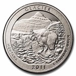 2011-S ATB Quarter Glacier National Historical Proof 40-Coin Roll