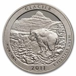 2011-S ATB Quarter Glacier Nat'l Park Proof 40-Coin Roll (Silver)