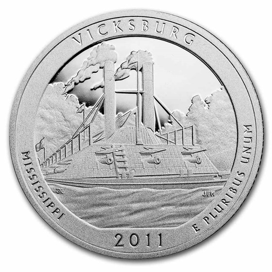 2011-S ATB Quarter Vicksburg National Historical Proof (Silver) 2011-S ATB Quarter Vicksburg National Historical Proof (Silver)