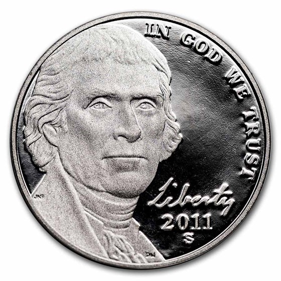 2011-S Jefferson Nickel Gem Proof 2011-S Jefferson Nickel Gem Proof