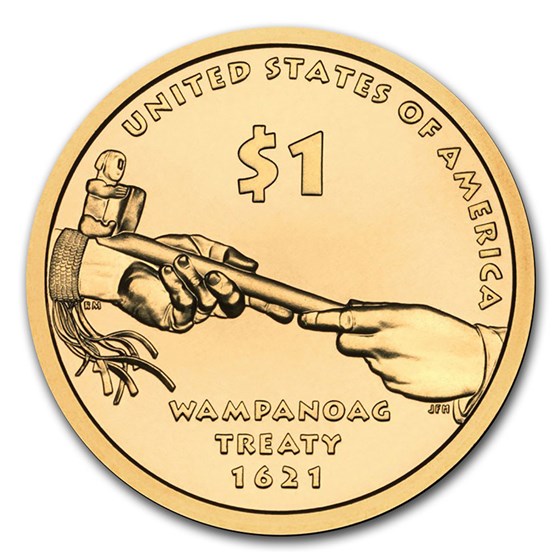 2011-S Native Amer $1 - Wampanoag Treaty Gem Proof 2011-S Native Amer $1 - Wampanoag Treaty Gem Proof