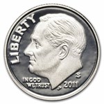 2011-S Roosevelt Dime 50-Coin Roll Proof (Silver)