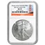 2011 (S) Silver Eagle MS-70 NGC (Golden Gate Bridge Label)