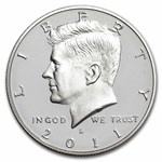 2011-S Silver Kennedy Half Dollar 20-Coin Roll Proof