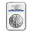 2011 Silver Eagle MS-70 NGC (25th Anniversary, ER, Blue Label)