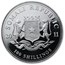 2011 Somalia 1 oz Silver African Elephant (Gilded)