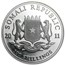 2011 Somalia 1 oz Silver Elephant BU