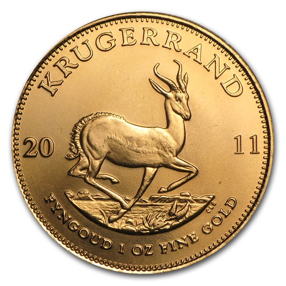 2011 South Africa 1 oz Gold Krugerrand 2011 South Africa 1 oz Gold Krugerrand
