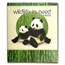 2011 Tuvalu 1 oz Silver Giant Panda Proof (w/ Box & COA)
