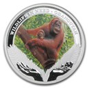2011 Tuvalu 1 oz Silver Orangutan Proof