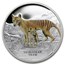 2011 Tuvalu 1 oz Silver Tasmanian Tiger Proof