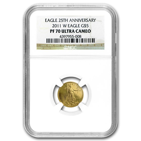 2011-W 1/10 oz Proof American Gold Eagle PF-70 UCAM NGC 2011-W 1/10 oz Proof American Gold Eagle PF-70 UCAM NGC