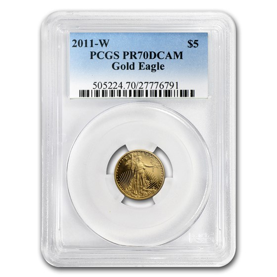 2011-W 1/10 oz Proof American Gold Eagle PR-70 PCGS