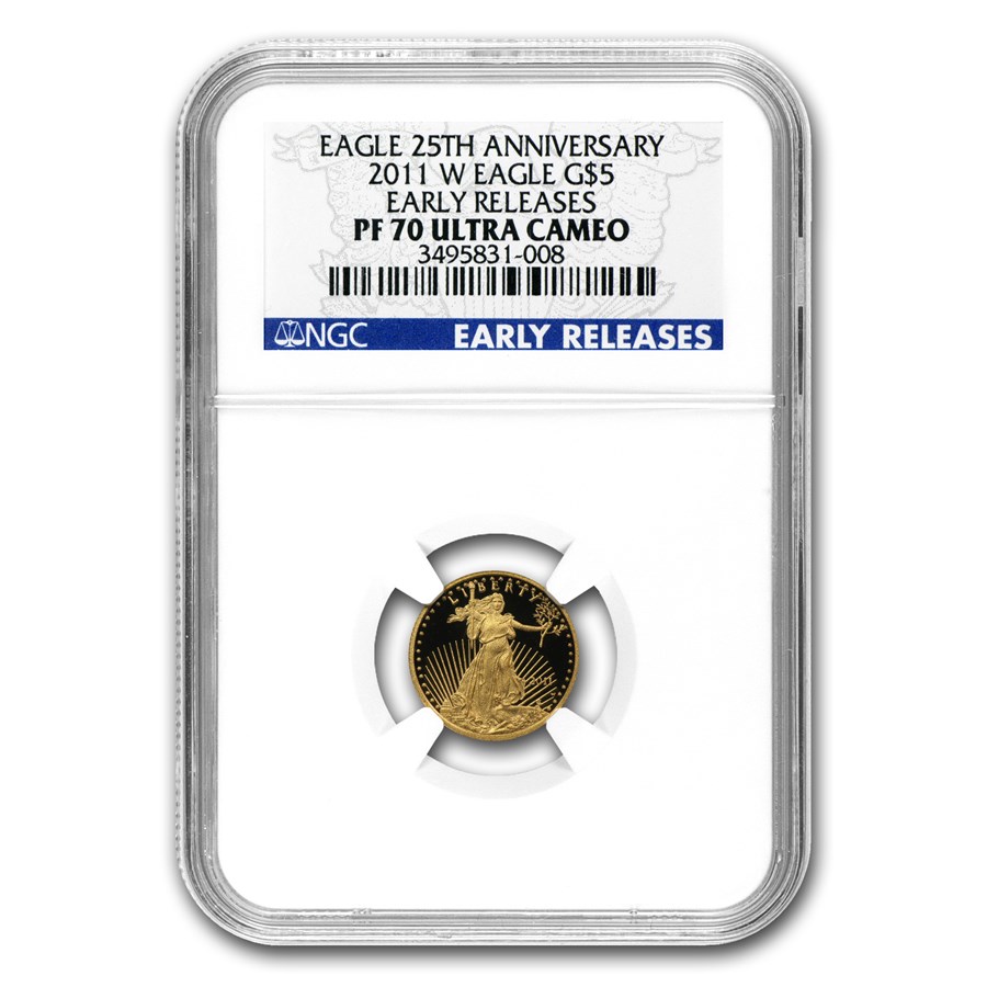 2011-W 1/10 oz Proof Gold Eagle PF-70 UCAM NGC (Early Releases)